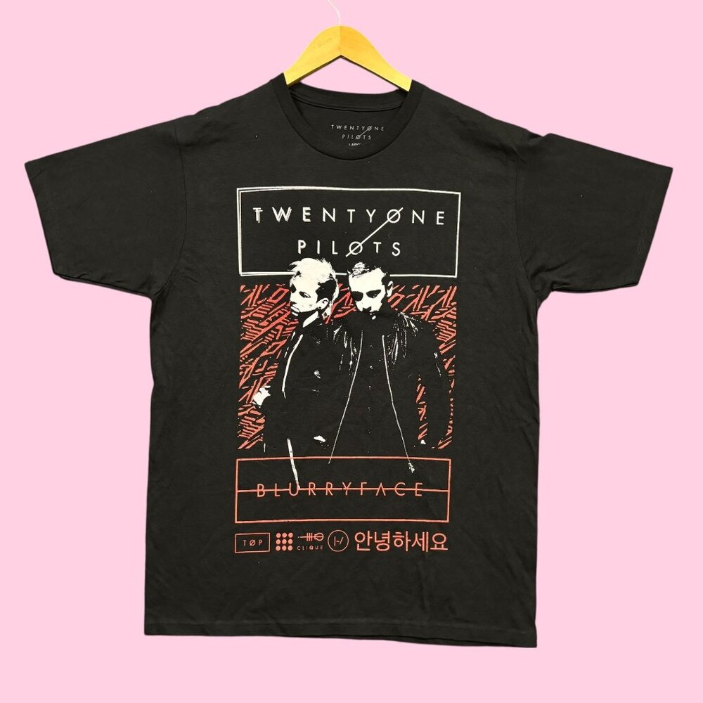 Twenty One Pilots Blurryface Skeleton Clique Rock Tee L